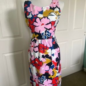 Anthropologie Floral Dress 8 NEW